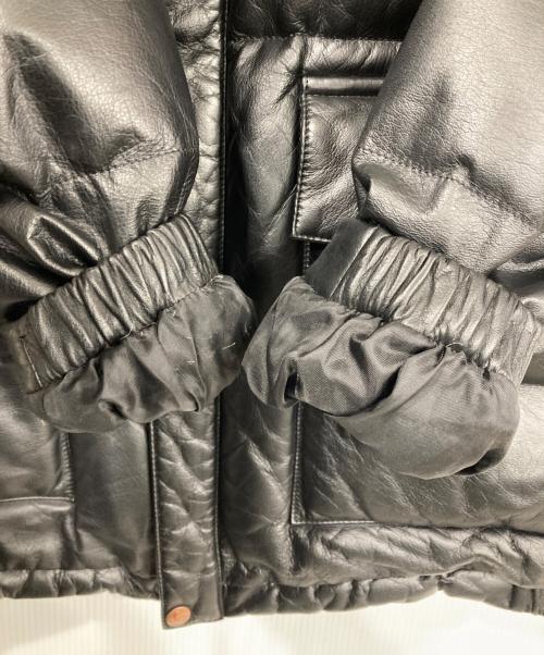 RED EAR（レッドイアー）RED EAR (レッドイアー) カウレザーダウンジャケット ブラック サイズ:Mの古着・服飾アイテム