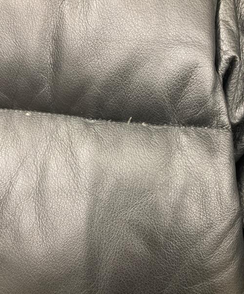 RED EAR（レッドイアー）RED EAR (レッドイアー) カウレザーダウンジャケット ブラック サイズ:Mの古着・服飾アイテム
