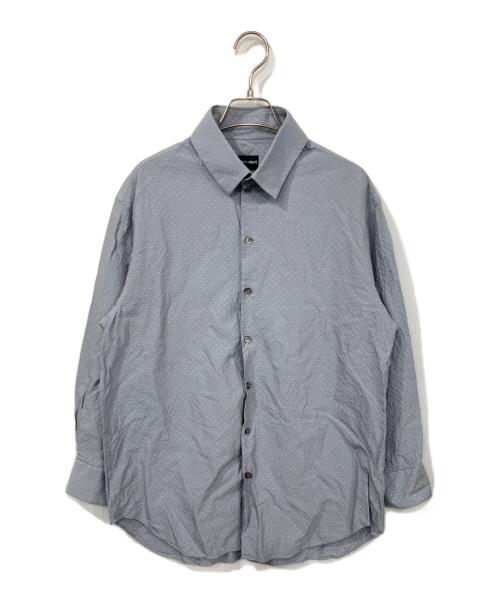 GIORGIO ARMANI（ジョルジョアルマーニ）GIORGIO ARMANI (ジョルジョアルマーニ) 長袖シャツ ブルー サイズ:43の古着・服飾アイテム