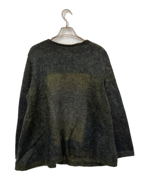 ka na ta（カナタ）Ka na ta (カナタ) ウール混ニット グリーン サイズ:All  for bodyの古着・服飾アイテム