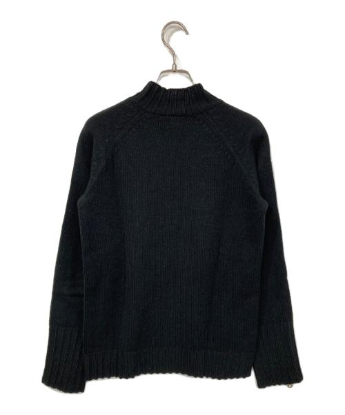 ARMANI EXCHANGE（アルマーニ エクスチェンジ）ARMANI EXCHANGE (アルマーニ エクスチェンジ) ジップデザインニット ブラック サイズ:XSの古着・服飾アイテム