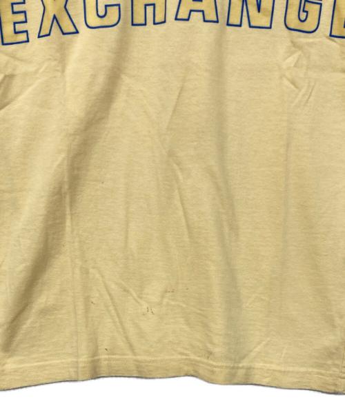 ARMANI EXCHANGE（アルマーニ エクスチェンジ）ARMANI EXCHANGE (アルマーニ エクスチェンジ) リンガーTシャツ イエロー×ブルー サイズ:XSの古着・服飾アイテム