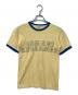 ARMANI EXCHANGE（アルマーニ エクスチェンジ）の古着「リンガーTシャツ」｜イエロー×ブルー