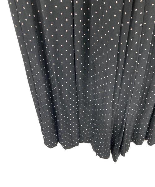 KAGURE（カグレ）kagure (カグレ) キュプラレーヨンドットパンツ ブラック サイズ:Freeの古着・服飾アイテム
