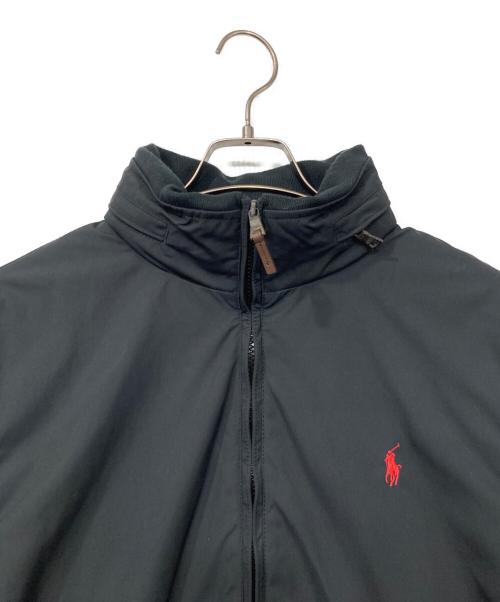 POLO RALPH LAUREN（ポロ・ラルフローレン）POLO RALPH LAUREN (ポロ・ラルフローレン) ナイロンジャケット ブラック サイズ:Mの古着・服飾アイテム