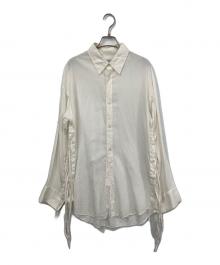BED J.W. FORD（ベッドフォード）の古着「20SS Ribbon Shirt」｜ホワイト