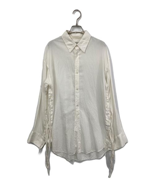 BED J.W. FORD（ベッドフォード）BED J.W. FORD (ベッドフォード) 20SS Ribbon Shirt ホワイト サイズ:1の古着・服飾アイテム
