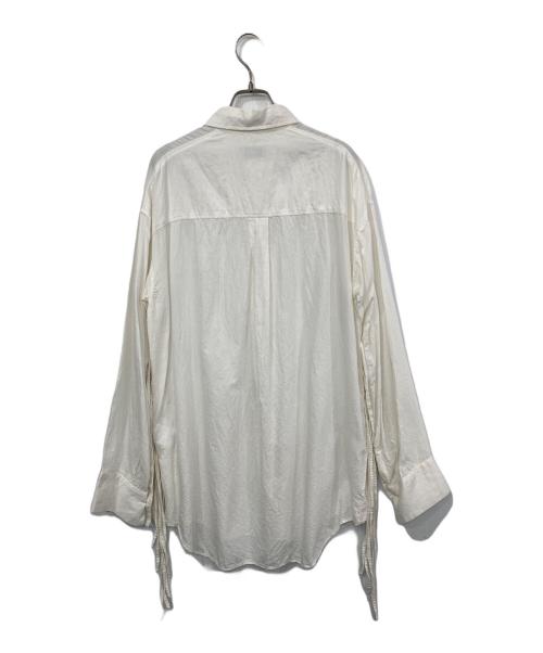 BED J.W. FORD（ベッドフォード）BED J.W. FORD (ベッドフォード) 20SS Ribbon Shirt ホワイト サイズ:1の古着・服飾アイテム