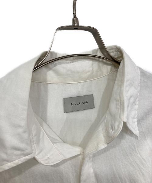 BED J.W. FORD（ベッドフォード）BED J.W. FORD (ベッドフォード) 20SS Ribbon Shirt ホワイト サイズ:1の古着・服飾アイテム