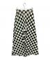 MM6 Maison Margiela (エムエムシックスメゾンマルジェラ) チェックスウェットパンツ アイボリー×グリーン サイズ:S：13000円