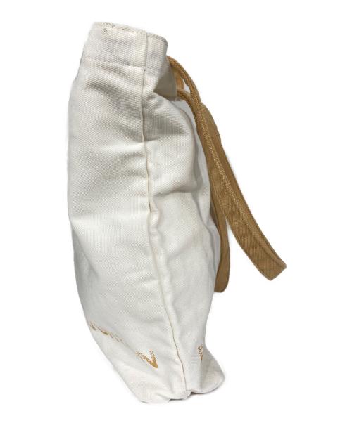 LOUIS VUITTON（ルイ ヴィトン）LOUIS VUITTON (ルイ ヴィトン) キャンバストートバッグ ホワイト×ベージュの古着・服飾アイテム