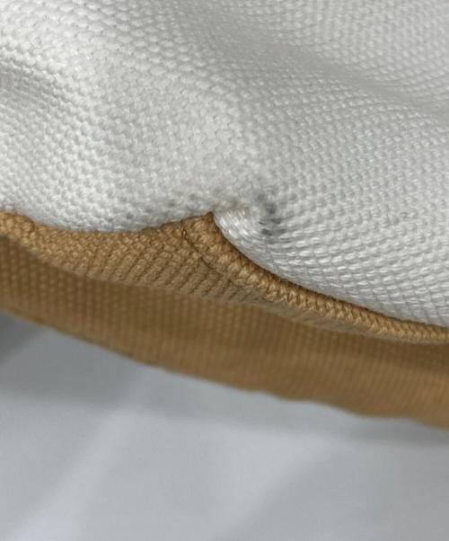 LOUIS VUITTON（ルイ ヴィトン）LOUIS VUITTON (ルイ ヴィトン) キャンバストートバッグ ホワイト×ベージュの古着・服飾アイテム