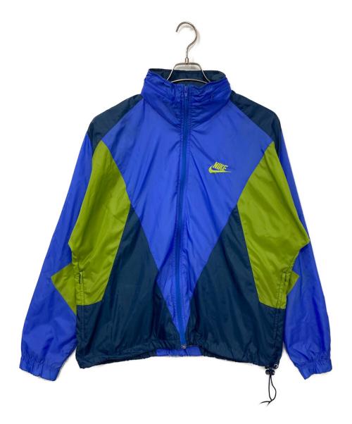 NIKE（ナイキ）NIKE (ナイキ) ナイロンジャケット ブルー×グリーン サイズ:Lの古着・服飾アイテム