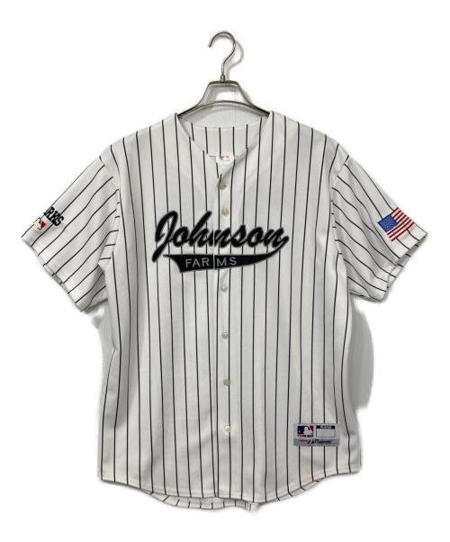Majestic（マジェスティック）Majestic (マジェスティック) ゲームシャツ ホワイト サイズ:Lの古着・服飾アイテム