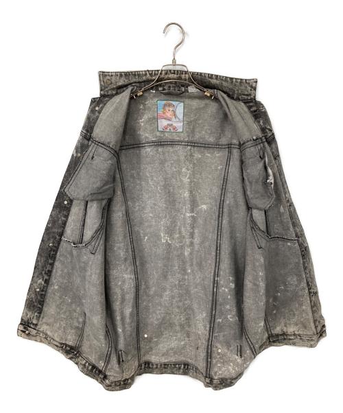 Whipp（ウィップ）Whipp (ウィップ) デニムジャケット グレー サイズ:Mの古着・服飾アイテム