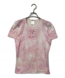 CHANEL（シャネル）の古着「フロントココマークTシャツ」｜ピンク
