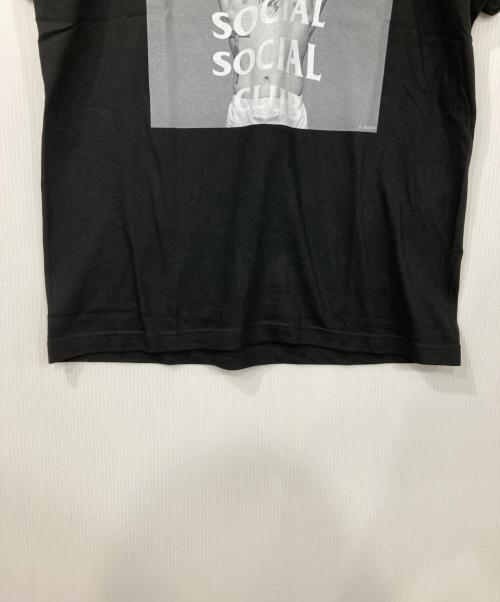 anti social social CLUB（アンチソーシャルソーシャルクラブ）ANTI SOCIAL SOCIAL CLUB (アンチソーシャルソーシャルクラブ) プリントTシャツ ブラック サイズ:Mの古着・服飾アイテム