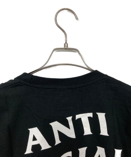 anti social social CLUB（アンチソーシャルソーシャルクラブ）ANTI SOCIAL SOCIAL CLUB (アンチソーシャルソーシャルクラブ) プリントTシャツ ブラック サイズ:Mの古着・服飾アイテム