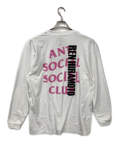 anti social social CLUB（アンチソーシャルソーシャルクラブ）ANTI SOCIAL SOCIAL CLUB (アンチソーシャルソーシャルクラブ) ロングスリーブカットソー ホワイト サイズ:XLの古着・服飾アイテム