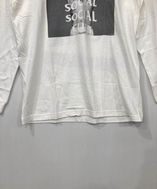 anti social social CLUB（アンチソーシャルソーシャルクラブ）ANTI SOCIAL SOCIAL CLUB (アンチソーシャルソーシャルクラブ) ロングスリーブカットソー ホワイト サイズ:Lの古着・服飾アイテム