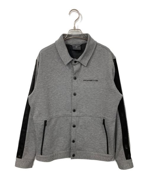 PORSCHE（ポルシェ）PORSCHE (ポルシェ) サイドテープジャケット グレー サイズ:XSの古着・服飾アイテム