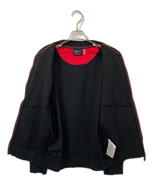 PORSCHE（ポルシェ）PORSCHE (ポルシェ) リブカラージャケット ブラック サイズ:Sの古着・服飾アイテム