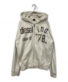 DIESEL（ディーゼル）の古着「ジップパーカー」｜ベージュ
