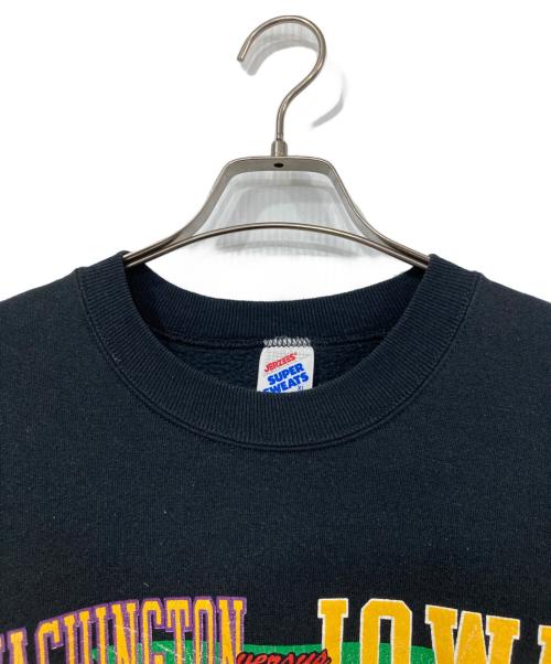 JERZEES（ジャージーズ）JERZEES (ジャージーズ) 80-90sプリントスウェット ブラック サイズ:XLの古着・服飾アイテム