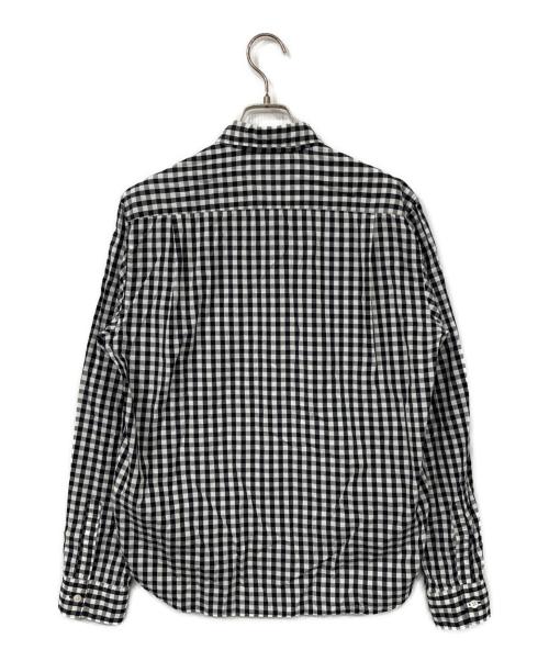 COMME des GARCONS HOMME（コムデギャルソン オム）COMME des GARCONS HOMME (コムデギャルソン オム) 07AW切替チェックシャツ グレー×ブラック サイズ:Sの古着・服飾アイテム