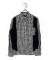 COMME des GARCONS HOMME（コムデギャルソン オム）の古着「07AW切替チェックシャツ」｜グレー×ブラック
