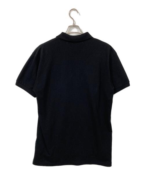PLAY COMME des GARCONS（プレイコムデギャルソン）PLAY COMME des GARCONS (プレイコムデギャルソン) ハートワッペンポロシャツ ブラック サイズ:XXLの古着・服飾アイテム