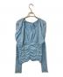 MAISON SPECIAL (メゾンスペシャル) 2way Puff Sleeves Gathered Blouse ブルー サイズ:FREE：5000円