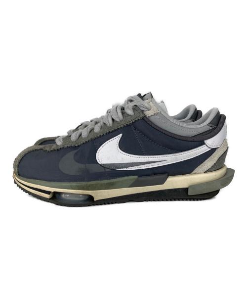 NIKE（ナイキ）NIKE (ナイキ) sacai (サカイ) ZOOM CORTEZ SP グレー サイズ:27.5の古着・服飾アイテム