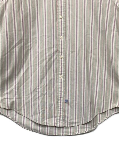RALPH LAUREN（ラルフローレン）RALPH LAUREN (ラルフローレン) ストライプシャツ グリーン サイズ:XLの古着・服飾アイテム