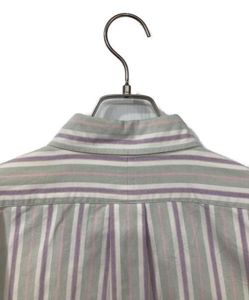 RALPH LAUREN（ラルフローレン）RALPH LAUREN (ラルフローレン) ストライプシャツ グリーン サイズ:XLの古着・服飾アイテム