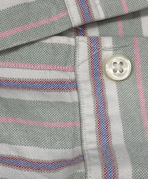 RALPH LAUREN（ラルフローレン）RALPH LAUREN (ラルフローレン) ストライプシャツ グリーン サイズ:XLの古着・服飾アイテム
