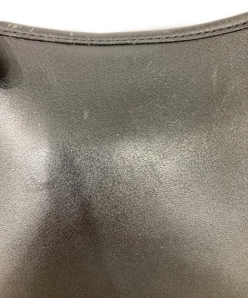 COACH（コーチ）COACH (コーチ) レザーショルダーバッグ ブラックの古着・服飾アイテム