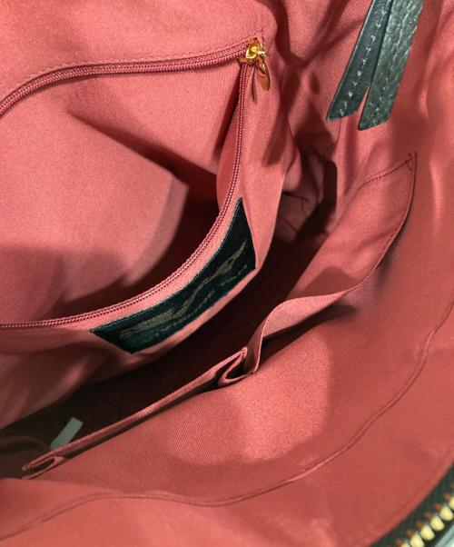 VIVIENNE TAM（ヴィヴィアンタム）VIVIENNE TAM (ヴィヴィアンタム) パイソン型押しトートバッグ ブラックの古着・服飾アイテム