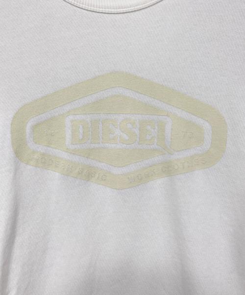 DIESEL（ディーゼル）DIESEL (ディーゼル) スウェット ホワイト サイズ:Mの古着・服飾アイテム