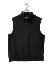 Patagonia（パタゴニア）の古着「TEXTUED FLEECE VEST」｜ブラック