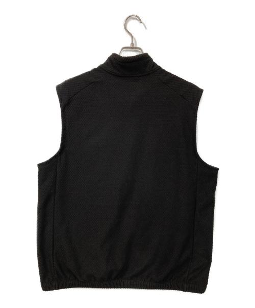 Patagonia（パタゴニア）Patagonia (パタゴニア) TEXTUED FLEECE VEST ブラック サイズ:Lの古着・服飾アイテム