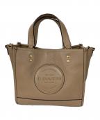 COACHコーチ）の古着「デンプシー トート 22」｜ベージュ