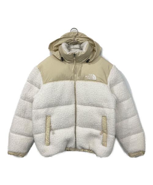 THE NORTH FACE（ザ ノース フェイス）THE NORTH FACE (ザ ノース フェイス) SHERPA NUPTSE JACKET アイボリー×ベージュ サイズ:XLの古着・服飾アイテム
