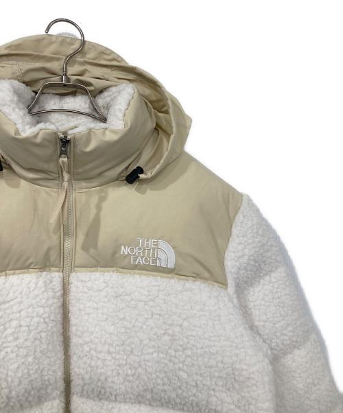 THE NORTH FACE（ザ ノース フェイス）THE NORTH FACE (ザ ノース フェイス) SHERPA NUPTSE JACKET アイボリー×ベージュ サイズ:XLの古着・服飾アイテム