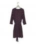 BROOKS BROTHERS (ブルックスブラザーズ) ストレッチジャージーワンピース ネイビー×レッド サイズ:L：5000円