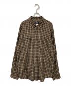 Patagoniaパタゴニア）の古着「チェックシャツ」｜ブラウン