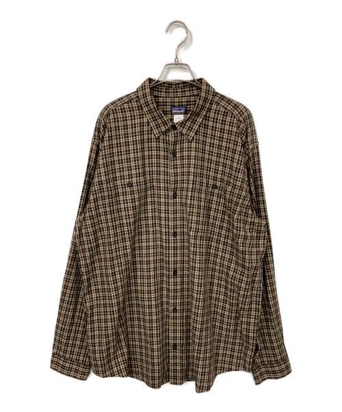 Patagonia（パタゴニア）Patagonia (パタゴニア) チェックシャツ ブラウン サイズ:XLの古着・服飾アイテム