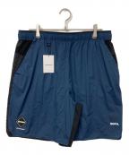 F.C.R.B.エフシーレアルブリストル）の古着「LIGHT WEIGHT BREATHABLE PACKABLE SHORTS」｜ネイビー×ブラック