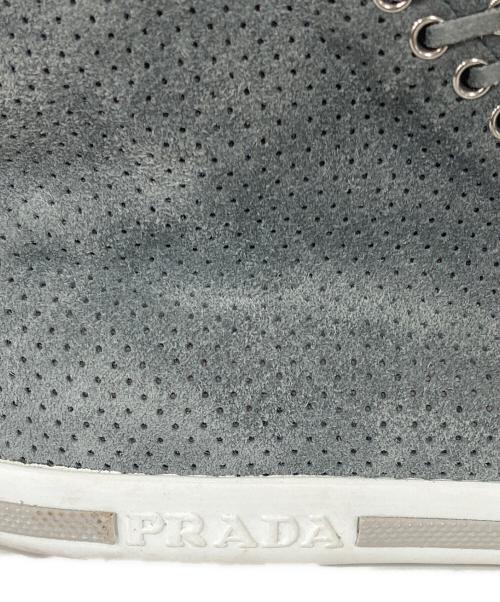 PRADA SPORTS（プラダスポーツ）PRADA SPORTS (プラダスポーツ) スウェードハイカットスニーカー グレー サイズ:37 1/2の古着・服飾アイテム
