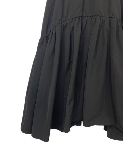 Snidel（スナイデル）Snidel (スナイデル) ベルトオンボリュームギャザースカート ブラック サイズ:Sの古着・服飾アイテム